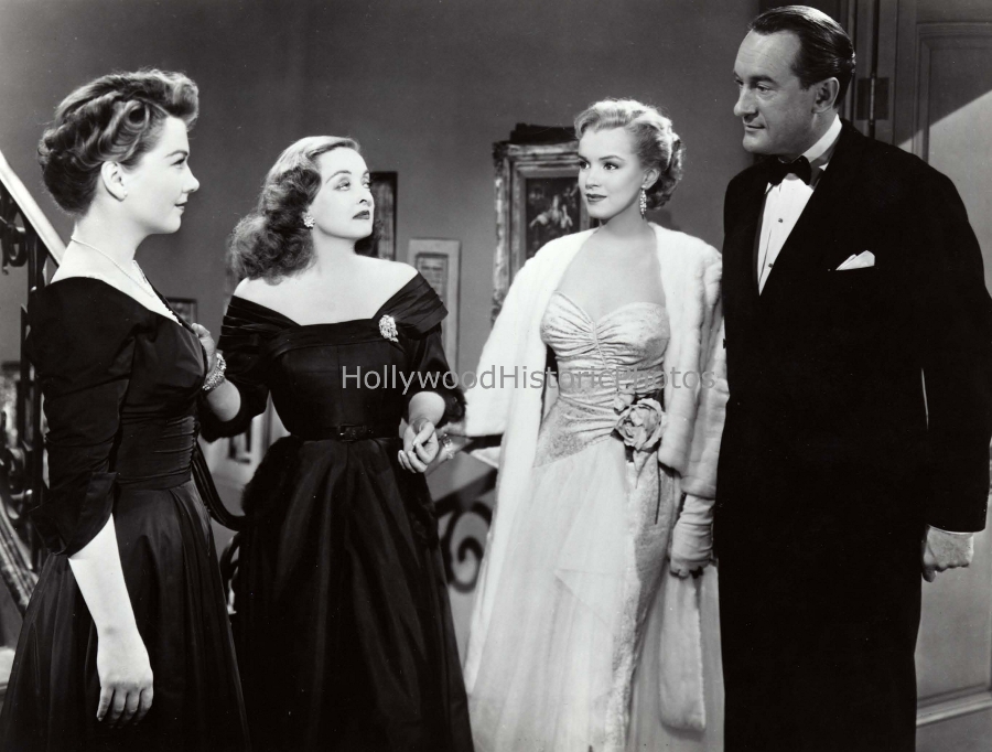 All About Eve 1950 Anne Baxter Bette Davis Marilyn Monroe George Sanders WM.jpg